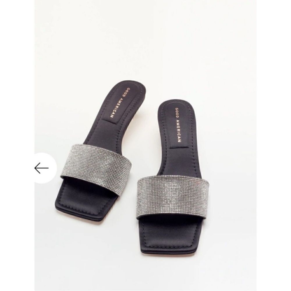 Good American KickStand SLIDE Women's Size 9 Black Diamond